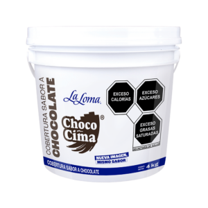 Chococima Cobertura de chocolate Cubeta de 4 kg