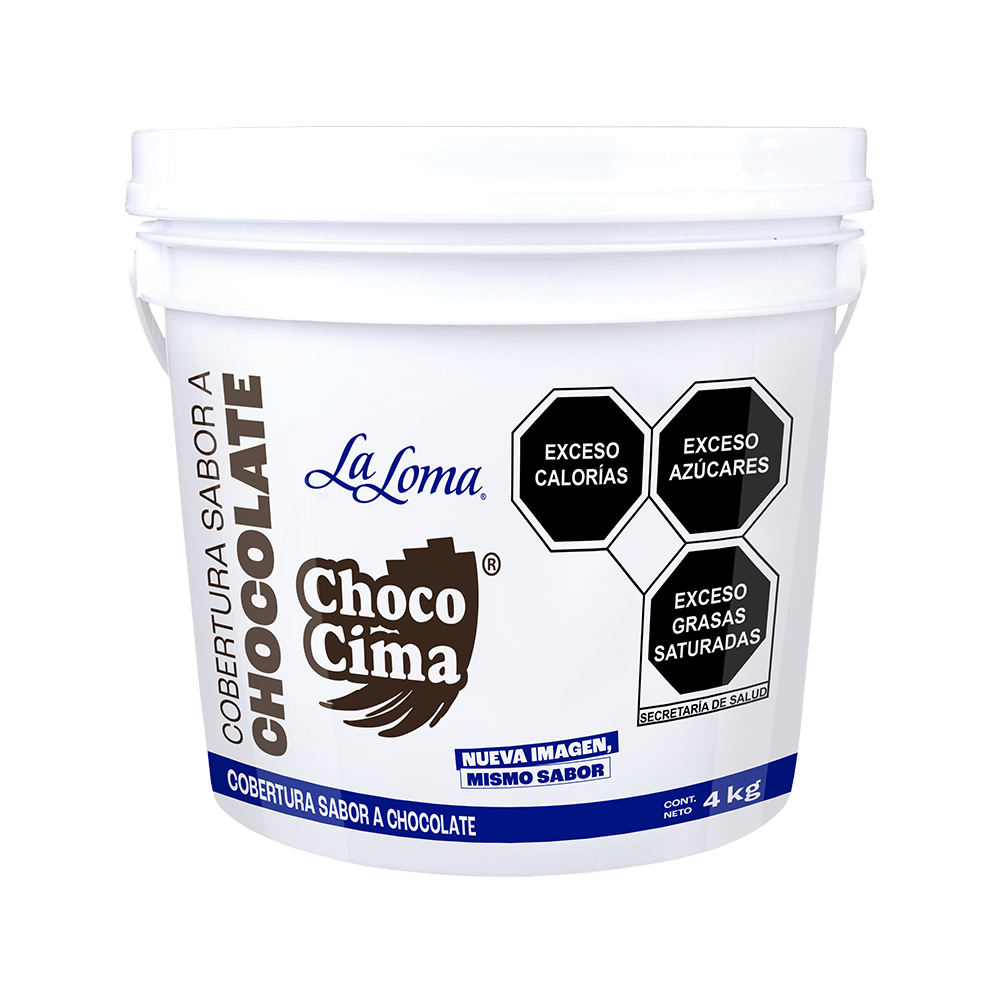Chococima Cobertura de chocolate Cubeta de 4 kg